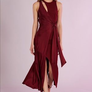 (SOLD) Donna Mizani Eleanora Asymmetric Wrap Dress